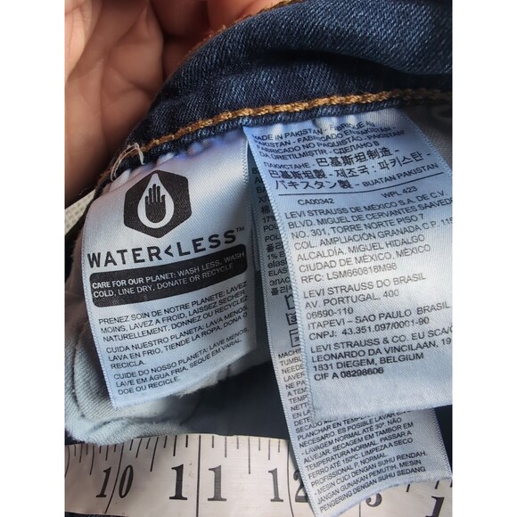 LEVIS 511 Medium Wash FADED BLUE 30X32 STRETCH SLIM FIT JEANS MEN'S Pant - Picture 11 of 11